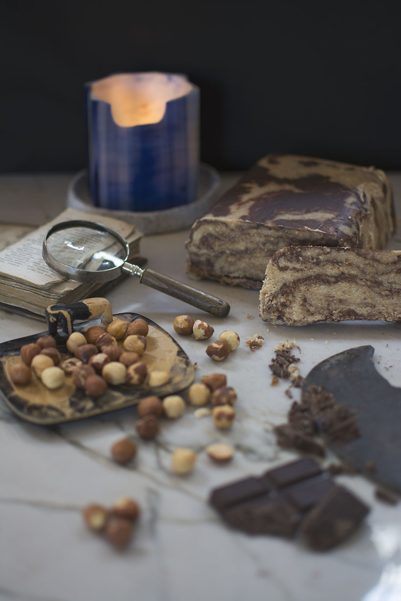 Marbled Halvah & Candle