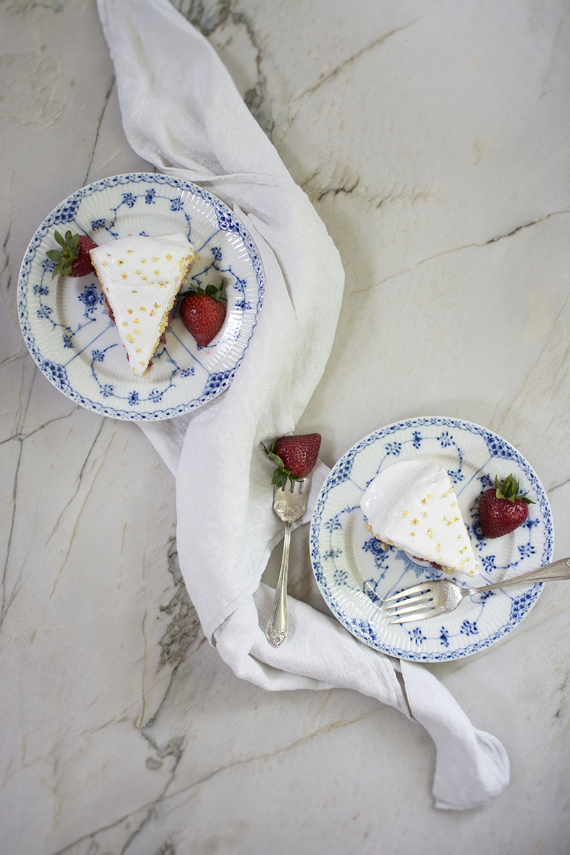 Plated Cakes Overhead