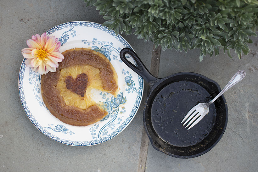 Iron Skillet Pineapple Upside Down Cake