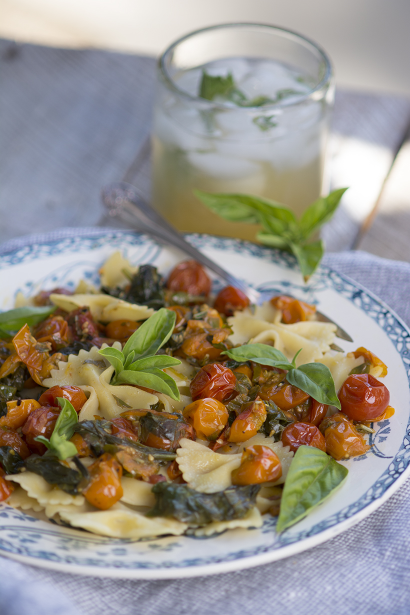 Pasta & Iced Tea